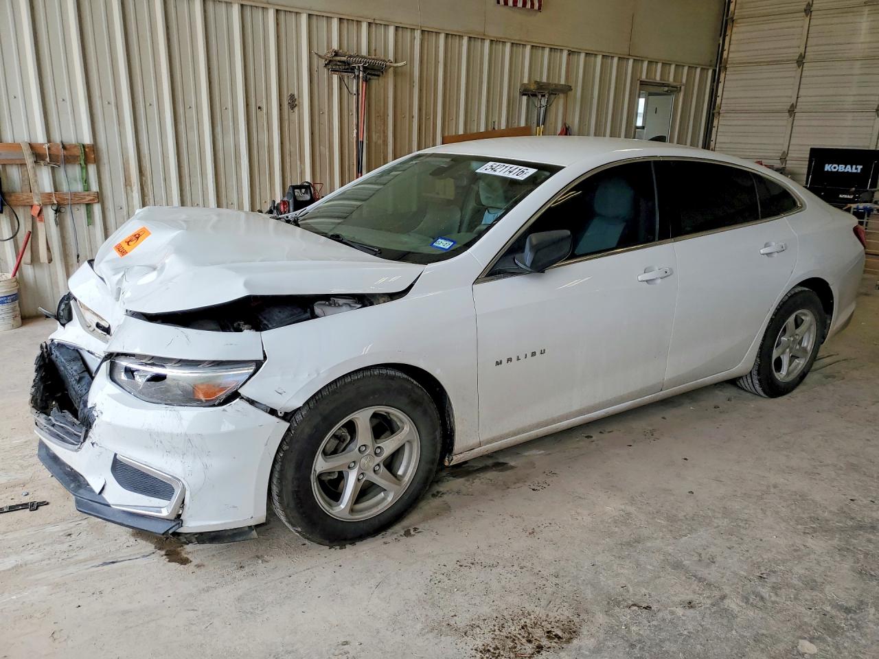 2017 Chevrolet Malibu LS, VIN 1G1ZB5ST6HF287948 — Front end