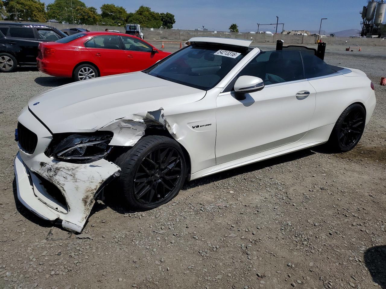 2017 Mercedes-Benz C 63 AMG, VIN WDDWK8GB6HF474950 — Front end