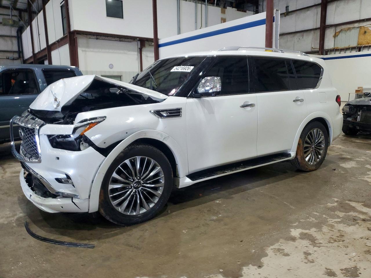 2021 Infiniti QX80 Sensory, VIN JN8AZ2BE7M9269214 — Front end