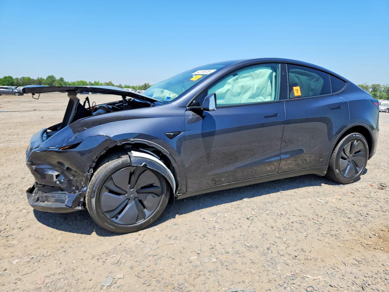 2026 Tesla Model Y Long Range Launch Series, VIN 7SAYGDEE5TA662835 — Front end