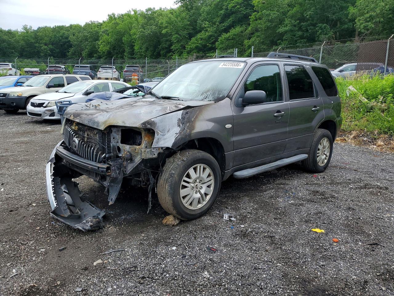 2006 Mercury Mariner Luxury, VIN 4M2YU57196KJ11365 — Burn