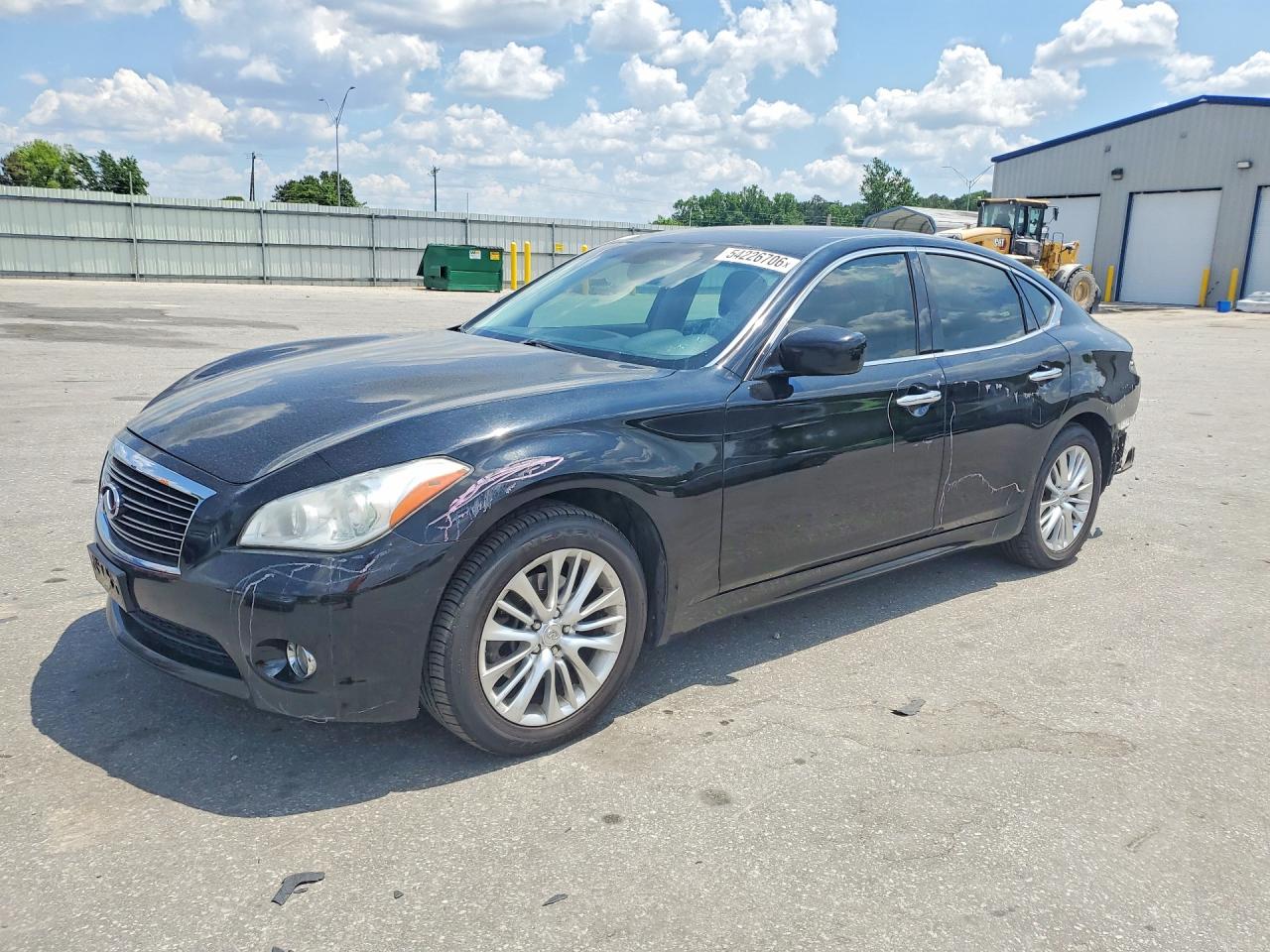 2012 Infiniti M, VIN JN1BY1AR6CM396763 — Rear end
