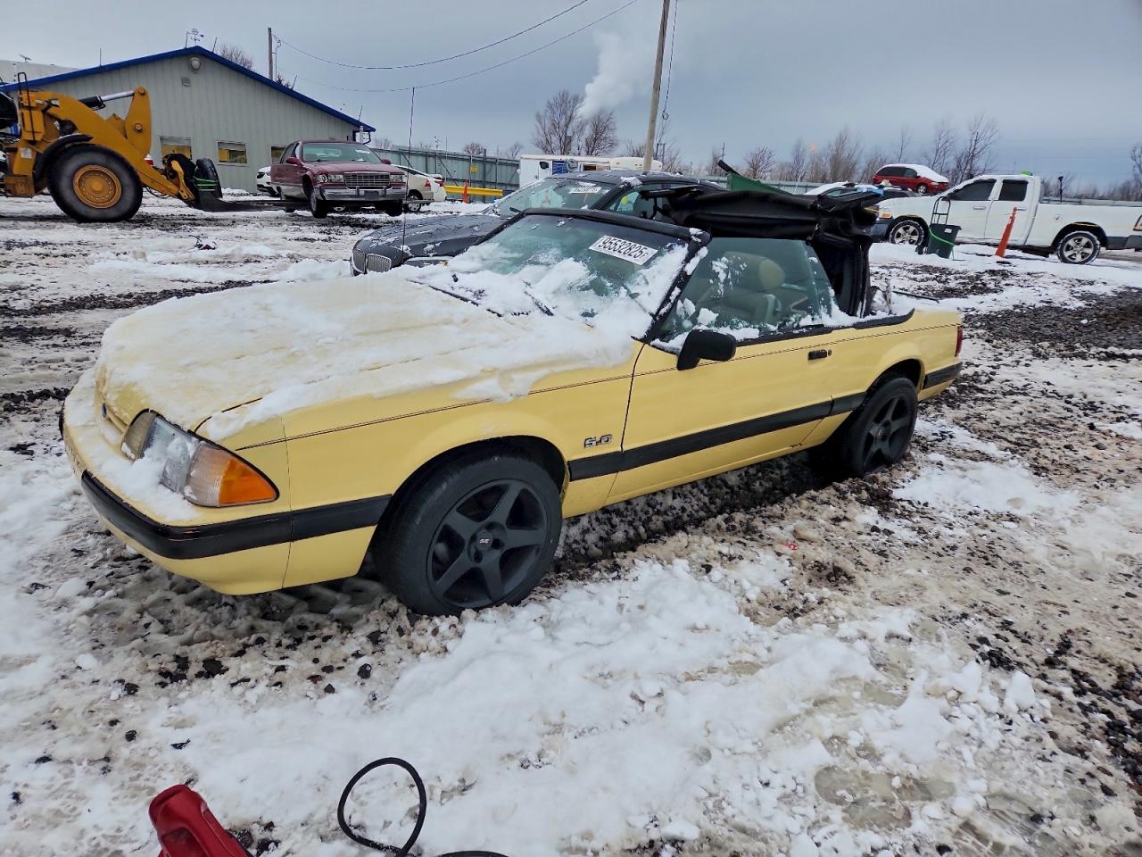 1989 Ford Mustang, VIN 1FABP44EXKF226781 — Front end
