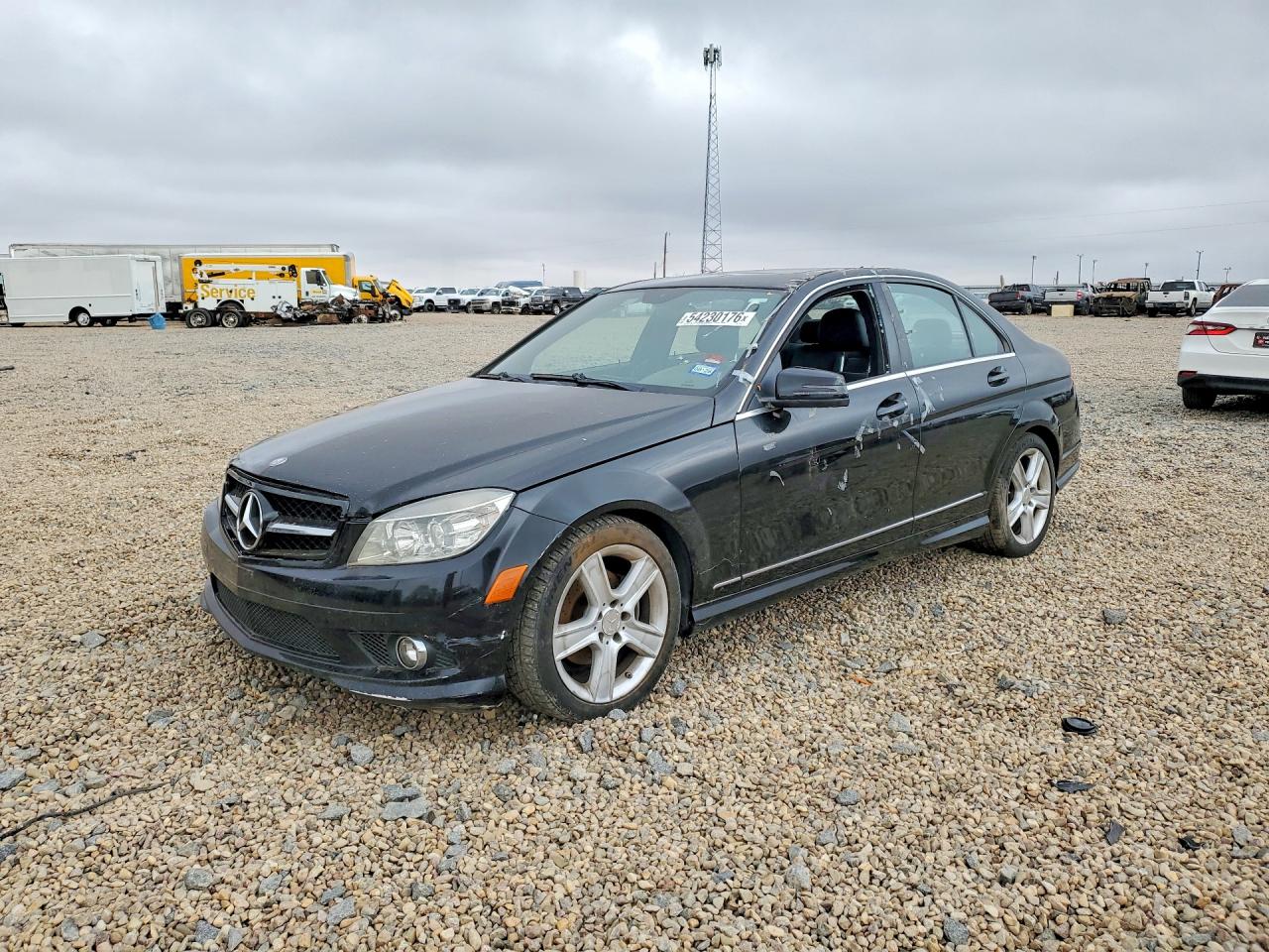 2010 Mercedes-Benz C 300 Sport, VIN WDDGF5EB9AR130365 — Vandalism