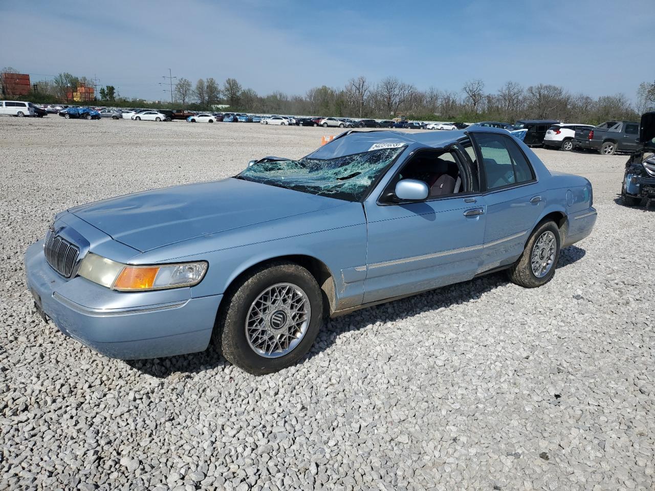 1999 Mercury Grand Marquis GS, VIN 2MEFM74W2XX696196 — Roof