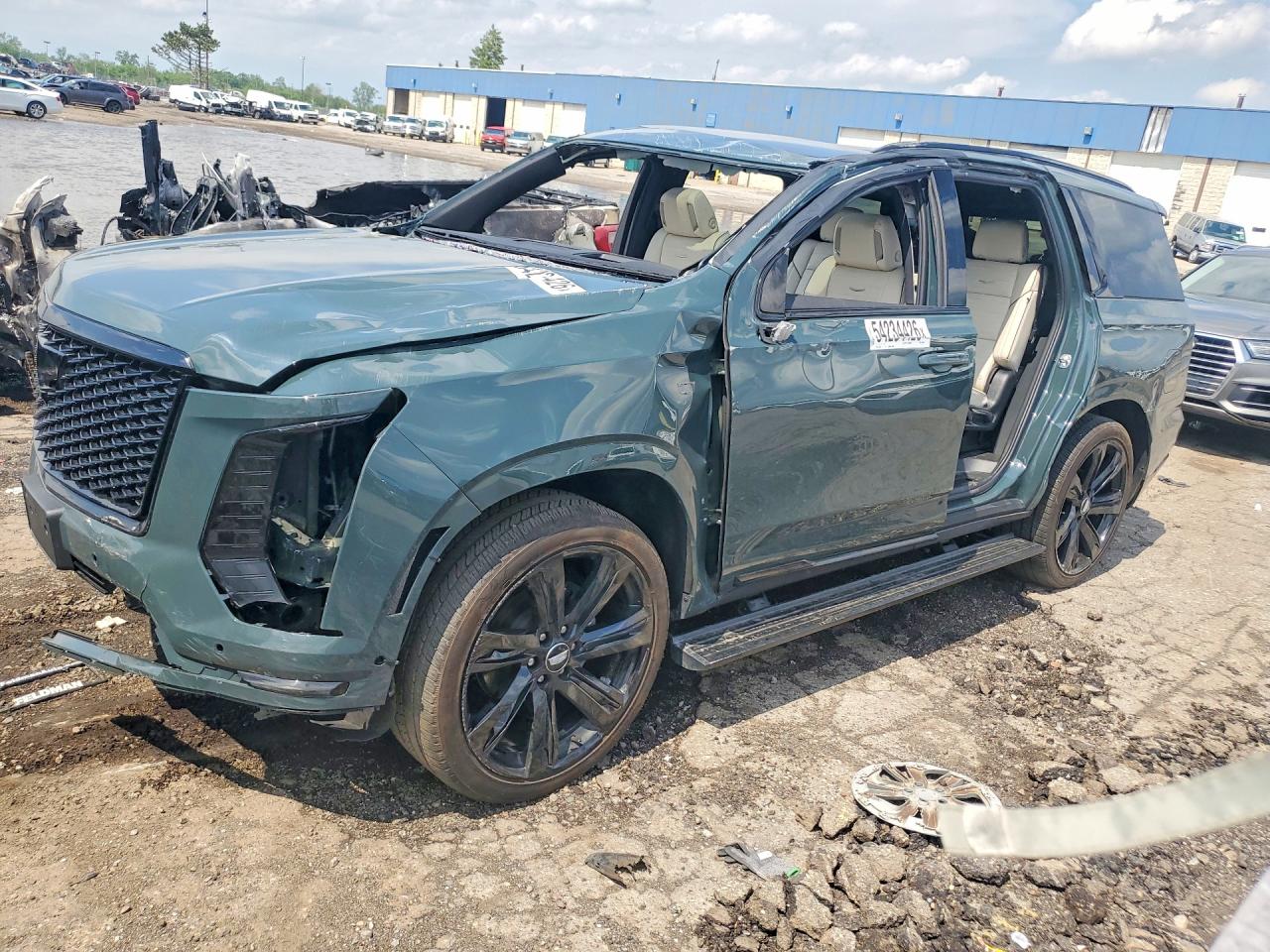 2025 Cadillac Escalade 4WD Sport, VIN 1GYS9FRL3SR281833 — Stripped