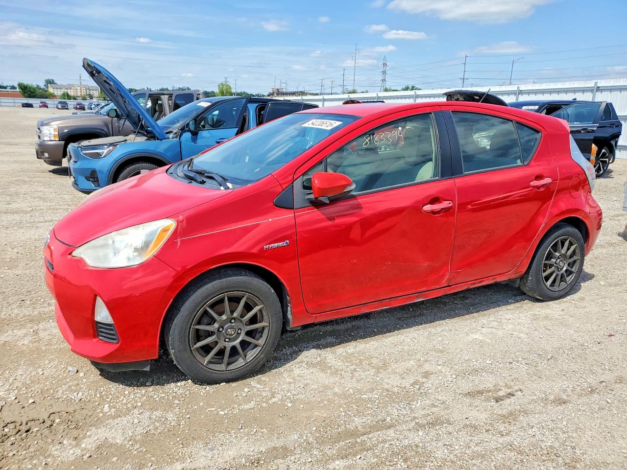 2012 Toyota Prius Three, VIN JTDKDTB30C1524527 — Undercarriage