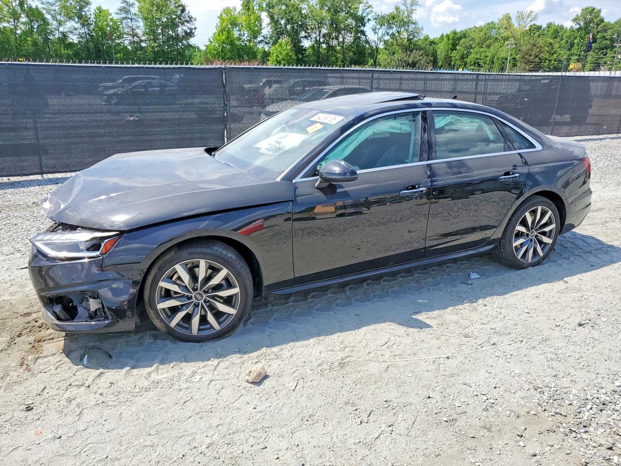 2022 Audi A4 Premium Plus, VIN WAUBBAF41NA036457 — Перед