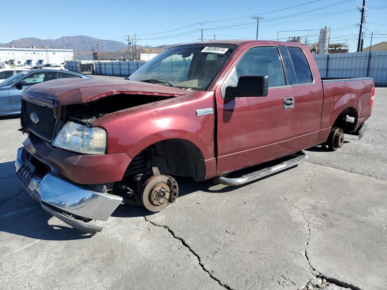 2004 Ford F-150 XLT, VIN 1FTRX12574KD09895 — Vandalism