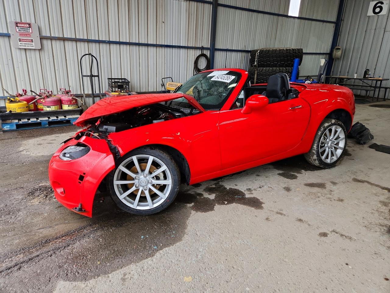 2008 Mazda MX-5 Miata Sport, VIN JM1NC26F680152641 — Front end