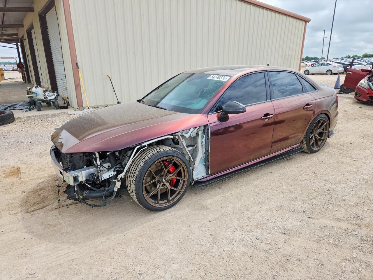 2021 Audi S4 Prestige, VIN WAUC4AF41MA031935 — Front end