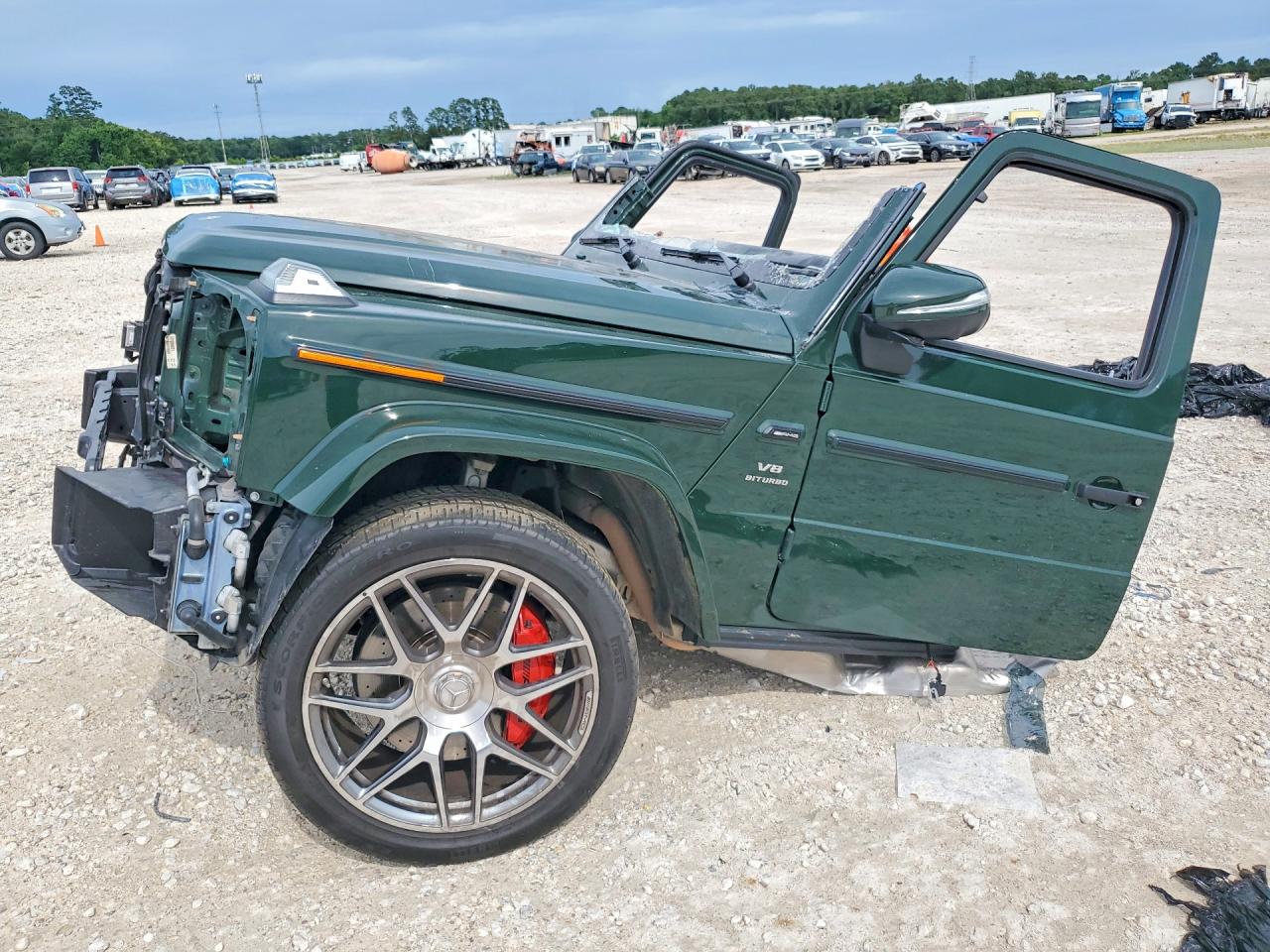 2024 Mercedes-Benz G 63 AMG, VIN W1NYC7HJ9RX494355 — Vandalism