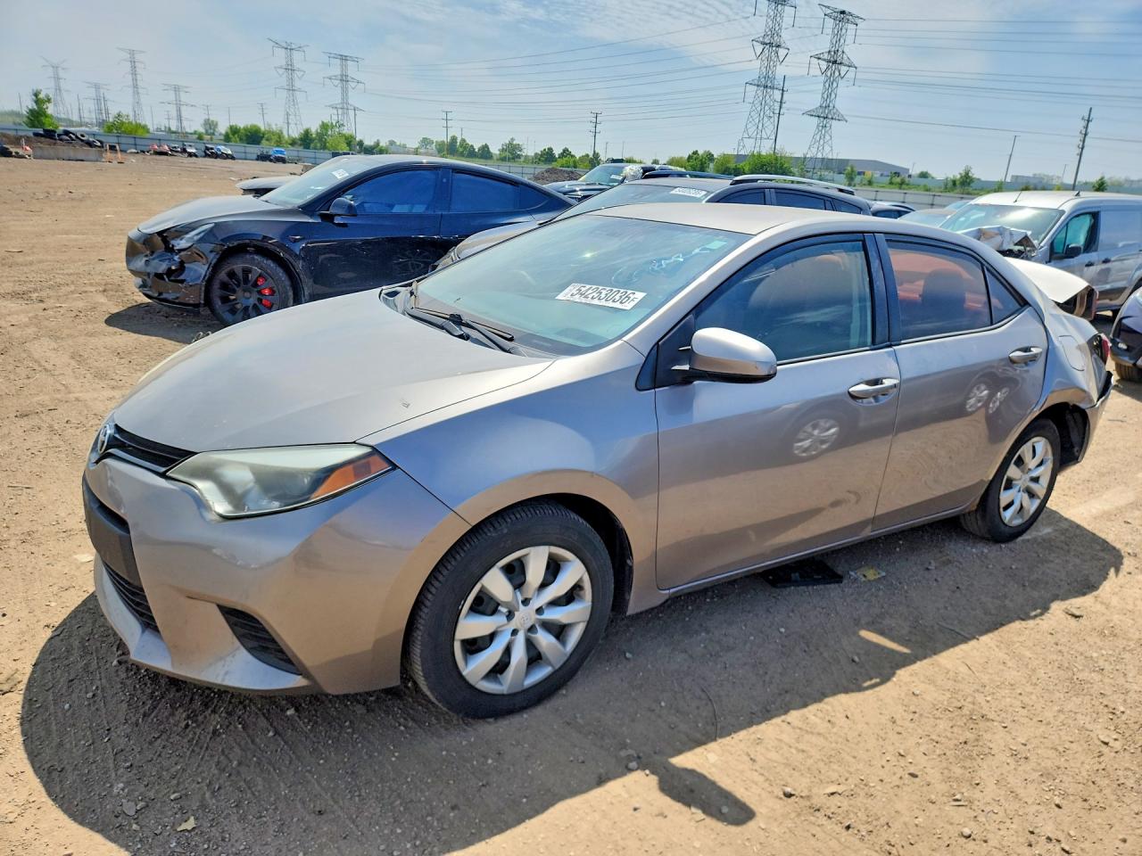 2014 Toyota Corolla S Plus, VIN 5YFBURHE1EP065468 — Rear end