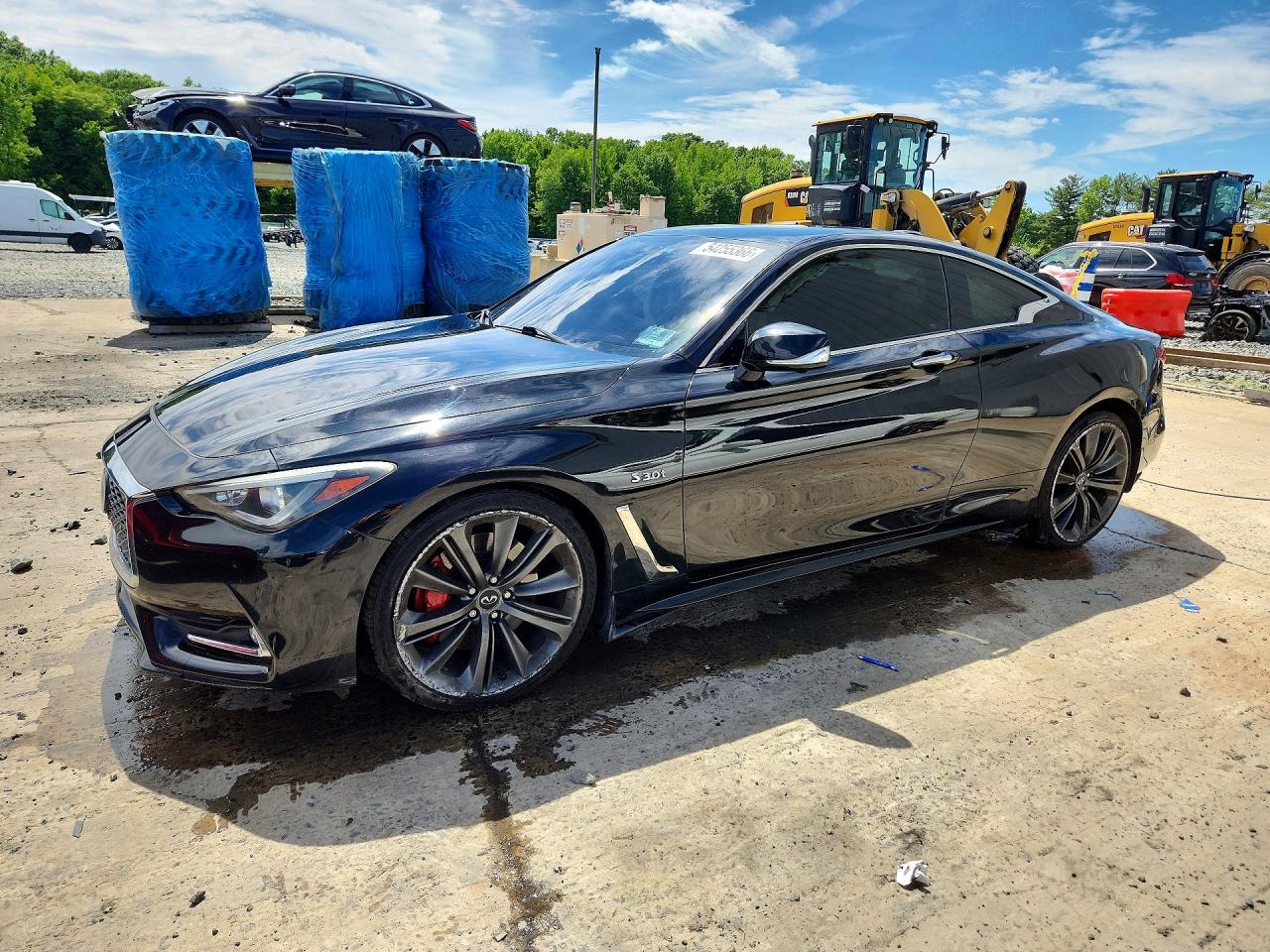 2019 Infiniti Q60 Red Sport 400, VIN JN1FV7EK3KM360456 — Front end