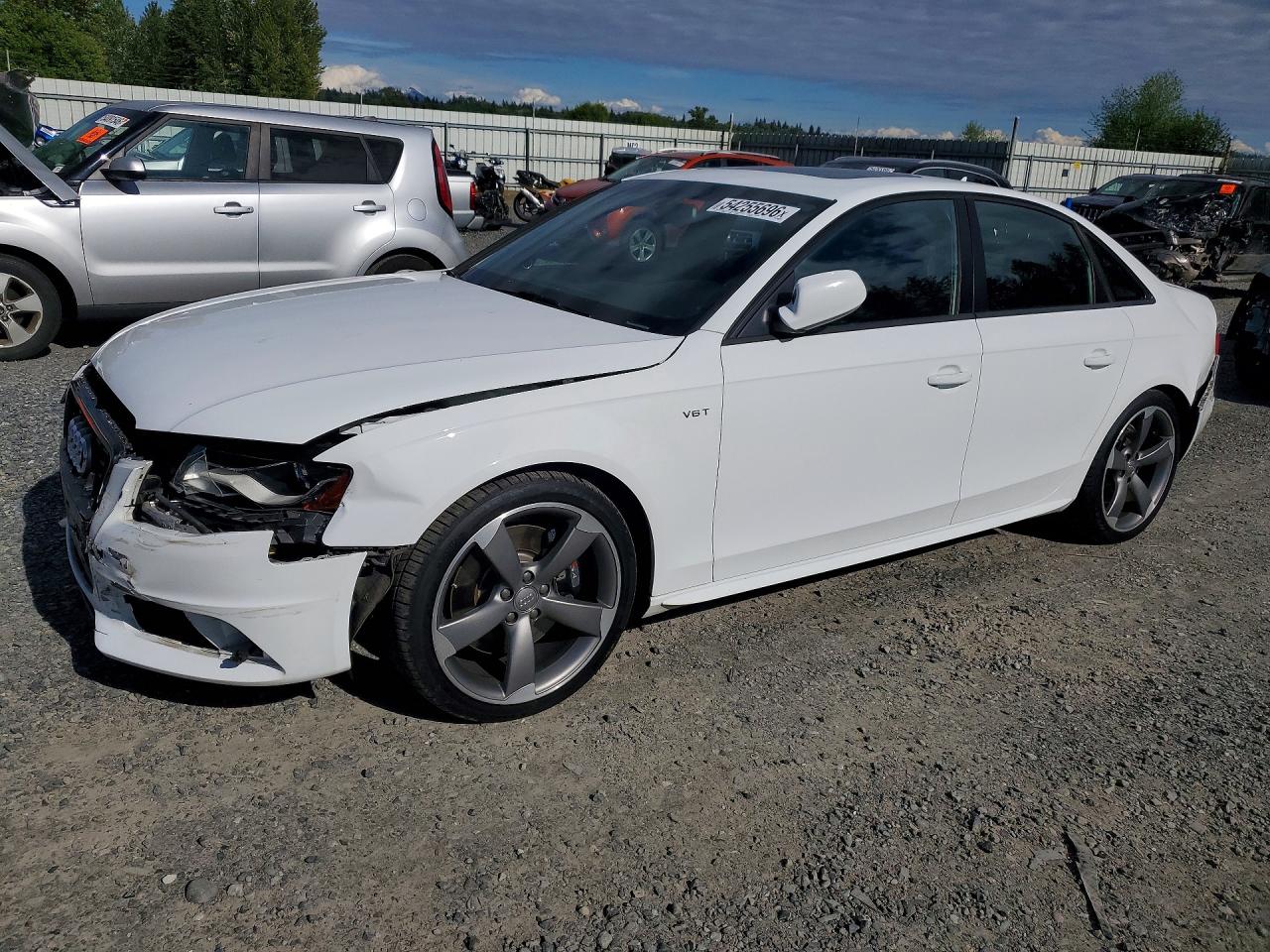 2012 Audi S4 Prestige, VIN WAUKGAFL9CA031822 — Перед