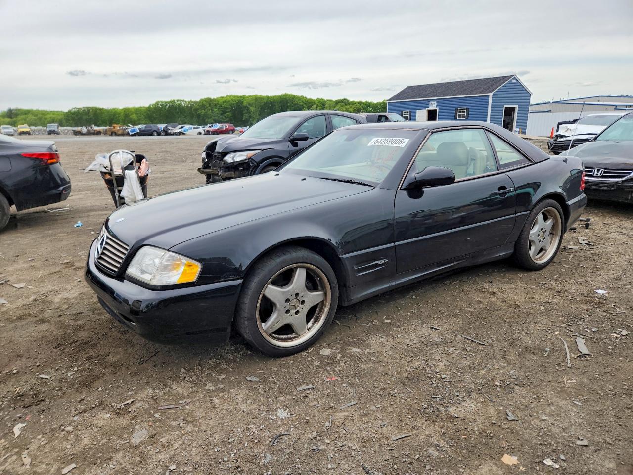 1999 Mercedes-Benz SL 500, VIN WDBFA68F2XF175388 — Minor dents and scratches