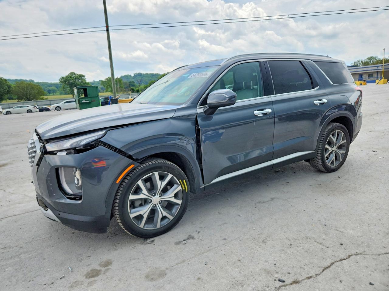 2021 Hyundai Palisade SEL, VIN KM8R44HE3MU298220 — Front end