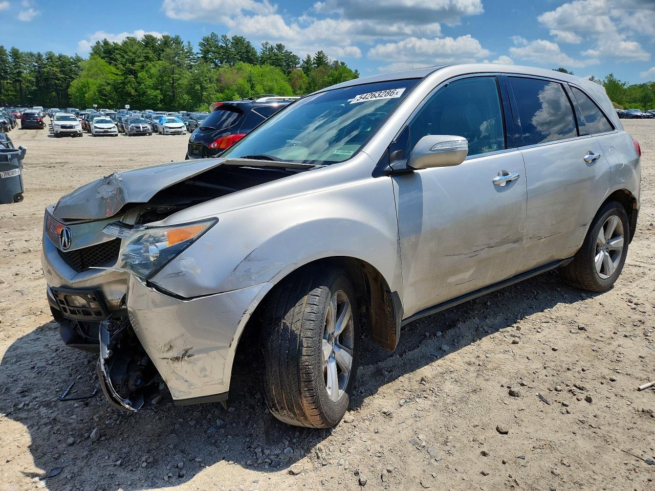2011 Acura MDX Technology, VIN 2HNYD2H64BH543856 — Front end