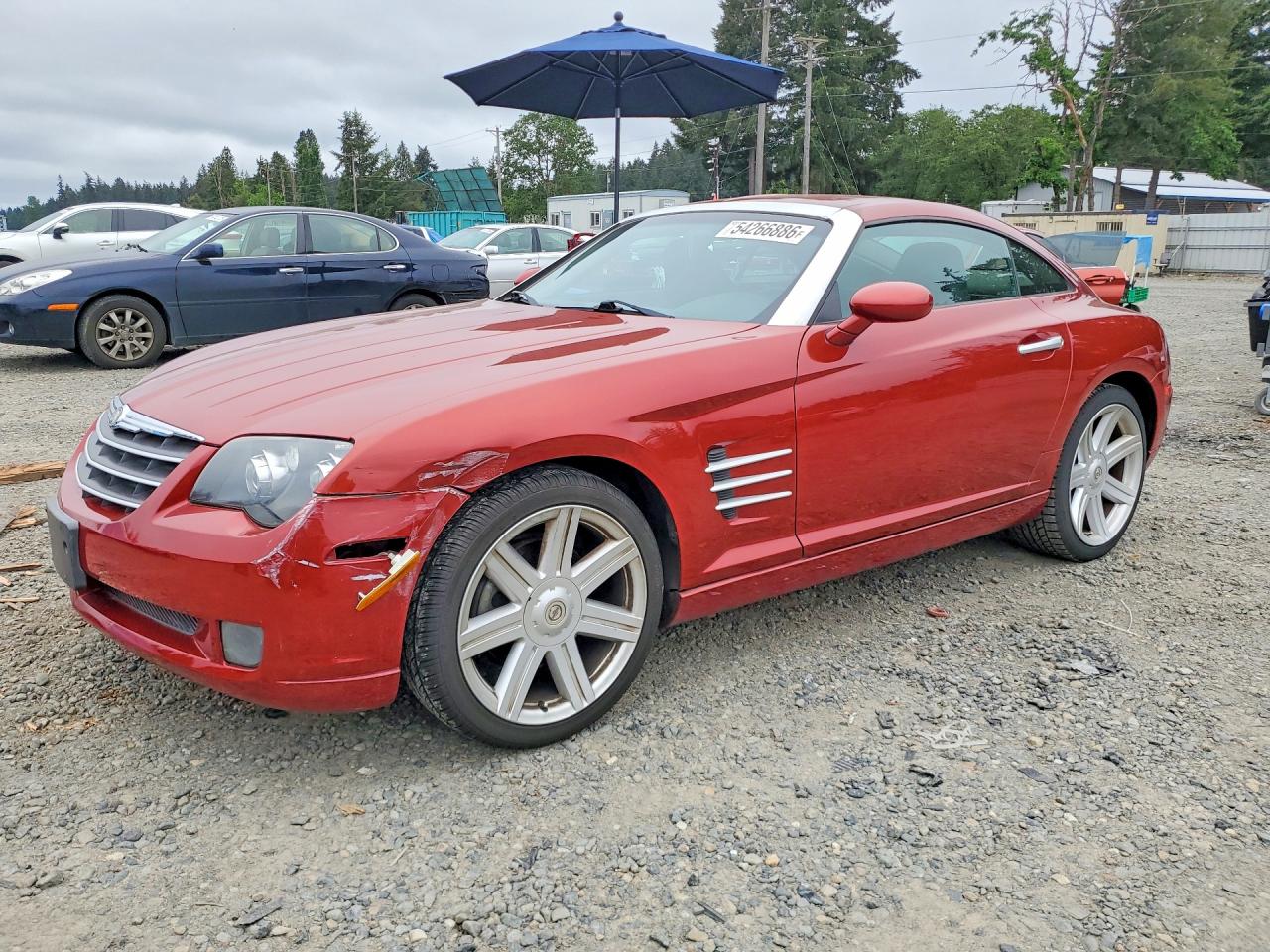 2004 Chrysler Crossfire, VIN 1C3AN69L04X010387 — Front end