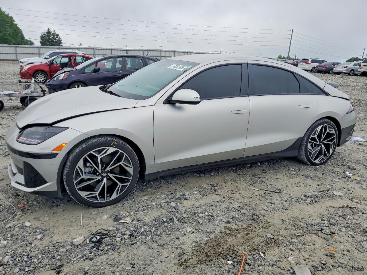 2024 Hyundai Ioniq 6 SEL, VIN KMHM34AAXRA058076 — Rear end