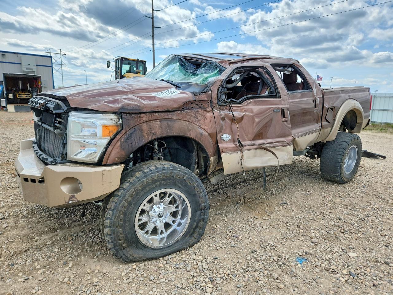 2012 Ford F-250 King Ranch, VIN 1FT7W2BT1CEA21530 — Опрокидывание