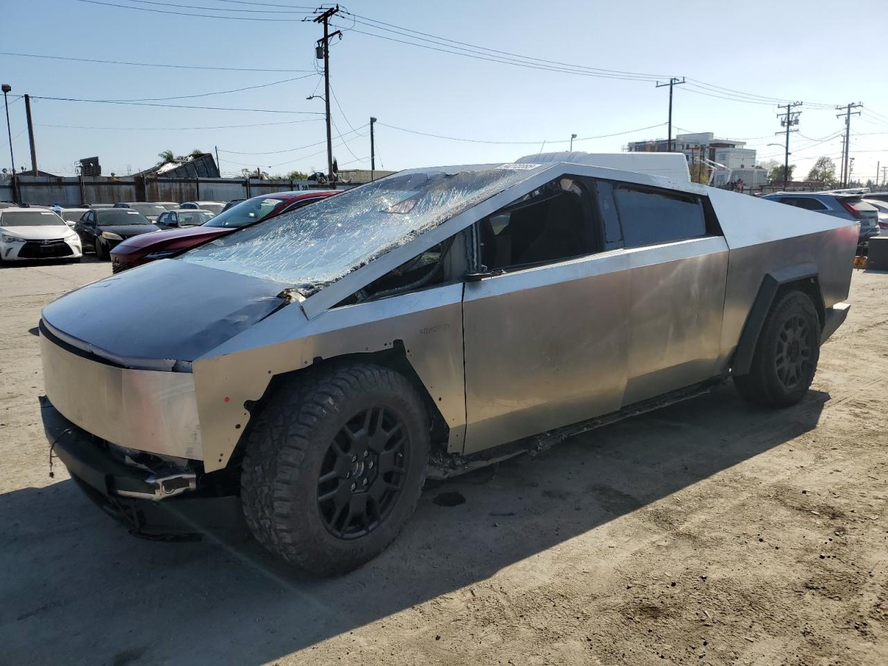 2024 Tesla Cybertruck Cyberbeast, VIN 7G2CEHEE3RA017028 — По всему кузову