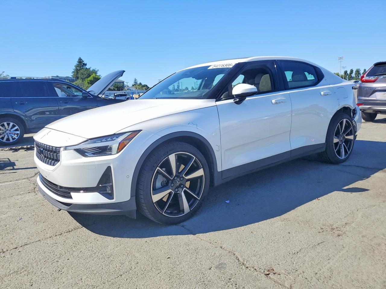 2021 Polestar 2 Launch Edition, VIN LPSED3KA5ML018203 — Rear end