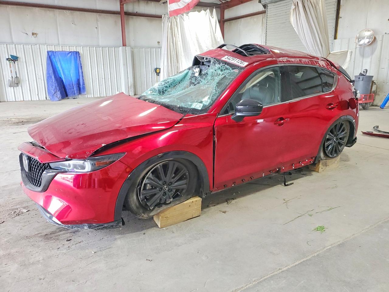 2024 Mazda CX-5 Premium, VIN JM3KFBDY1R0380117 — Опрокидывание