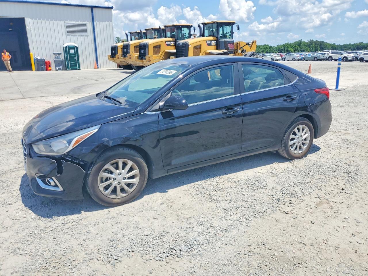 2022 Hyundai Accent SEL, VIN 3KPC24A60NE175672 — Front end