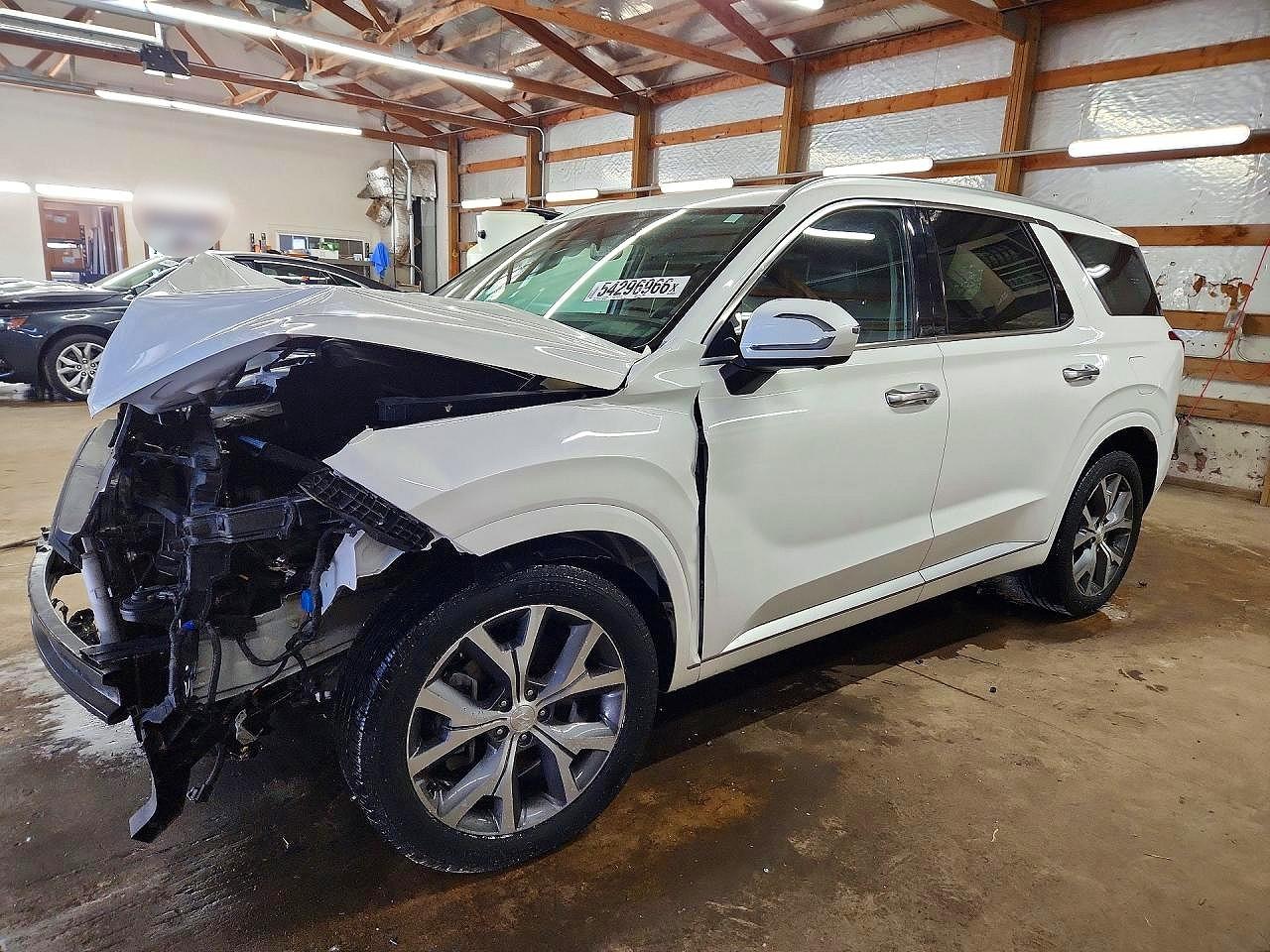 2022 Hyundai Palisade Limited, VIN KM8R5DHE6NU372857 — Front end
