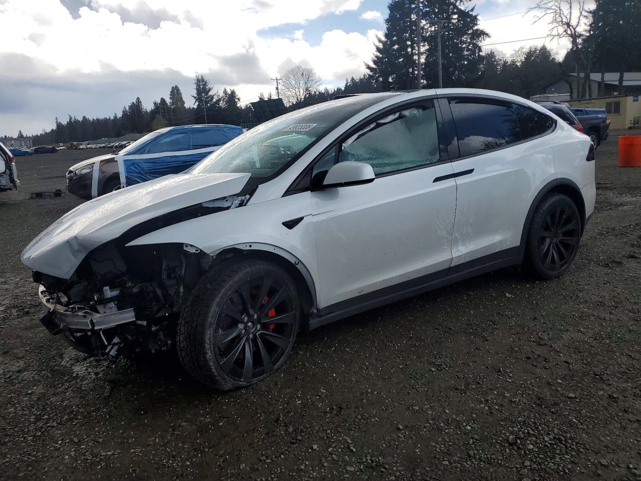 2024 Tesla Model X Plaid, VIN 7SAXCBE62RF453942 — Front end