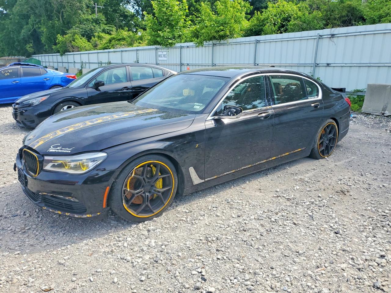 2016 BMW 7 Series 750i xDrive, VIN WBA7F2C52GG419529 — Front end