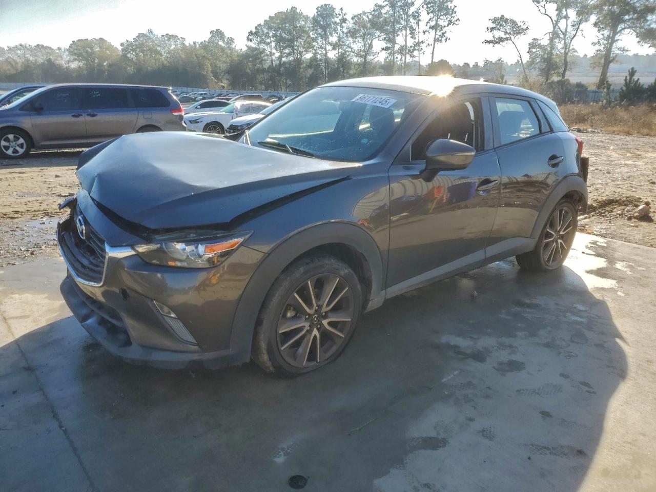 2017 Mazda CX-3 Touring, VIN JM1DKDC72H0158265 — Front end