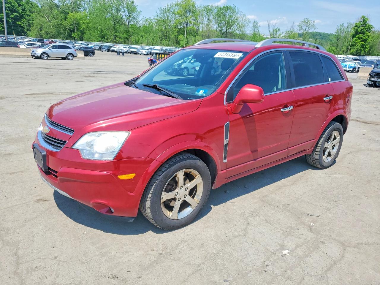 2013 Chevrolet Captiva Sport LT, VIN 3GNAL3EK3DS575738 — Front end