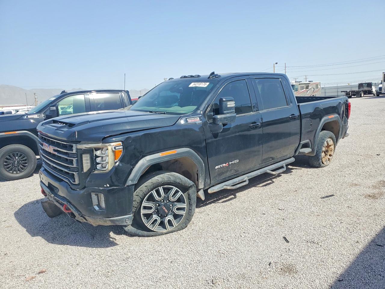 2023 GMC Sierra 2500HD AT4, VIN 1GT49PEY7PF188702 — Vandalism