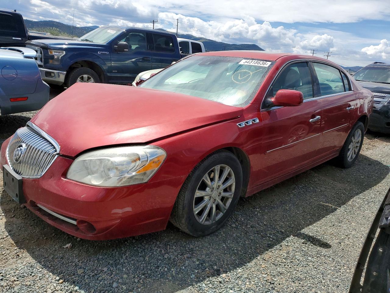 2011 Buick Lucerne CXL Premium, VIN 1G4HJ5EM1BU112449 — Front end