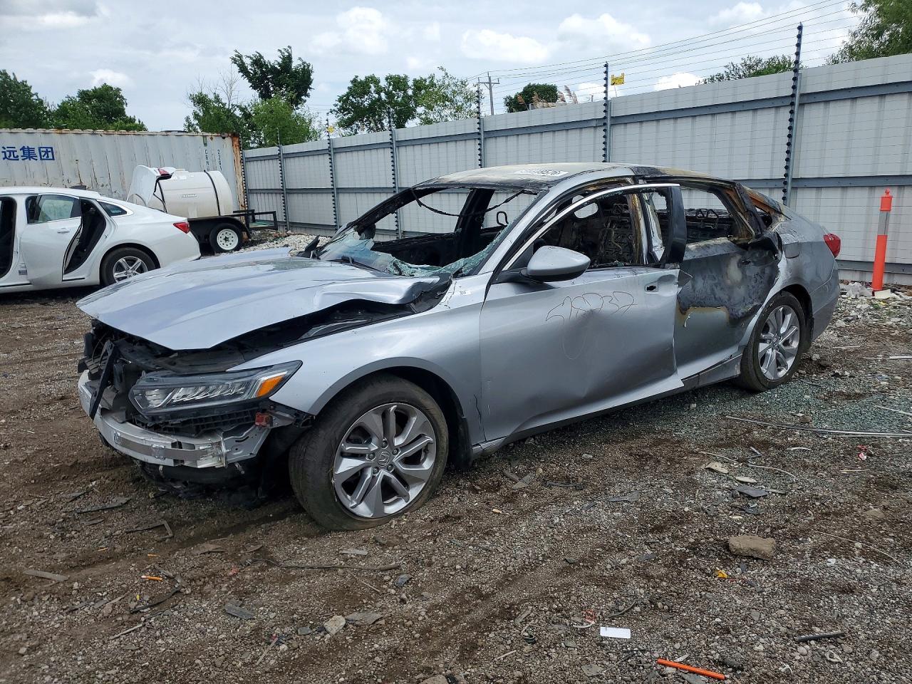 2018 Honda Accord LX, VIN 1HGCV1F15JA187334 — Interior fire