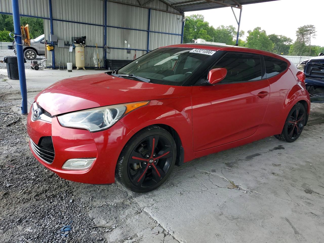 2016 Hyundai Veloster, VIN KMHTC6AD3GU253501 — Front end