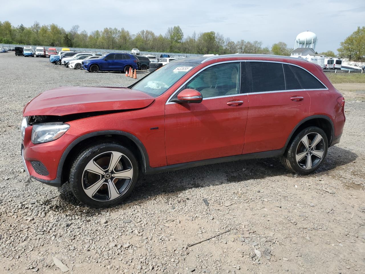 2019 Mercedes-Benz GLC 350e, VIN WDC0G5EB9KF626630 — Front end