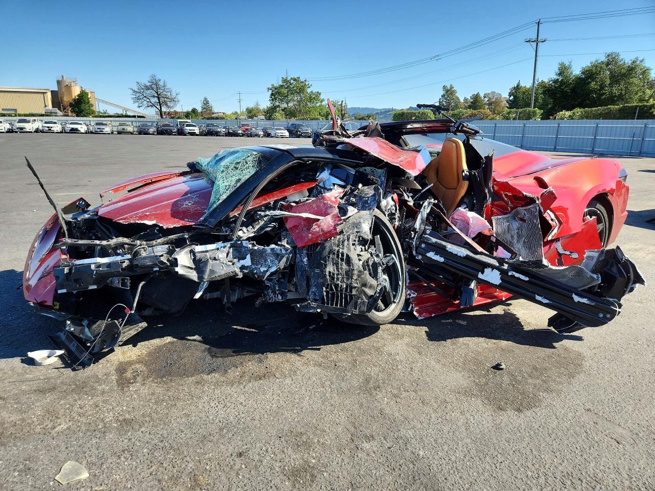 2023 Chevrolet Corvette 2LT, VIN 1G1YB3D4XP5134564 — Rollover