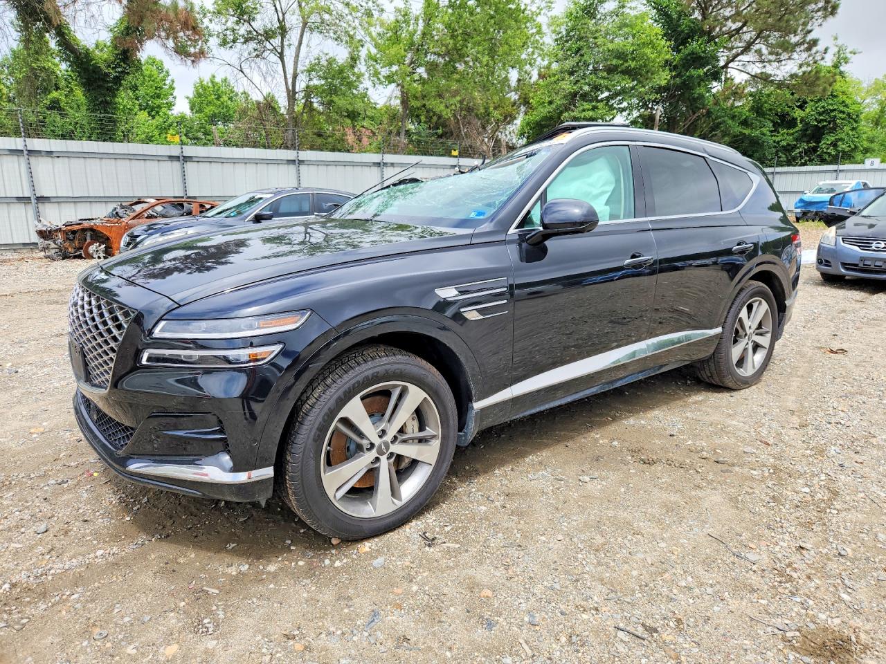 2021 Genesis GV80, VIN KMUHCESC8MU066502 — Roof