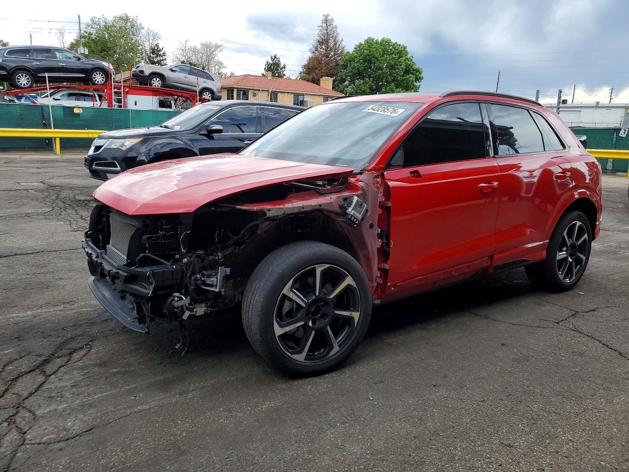 2025 Audi Q3 S line Premium Plus, VIN WA1EEDF36S1053826 — Front end