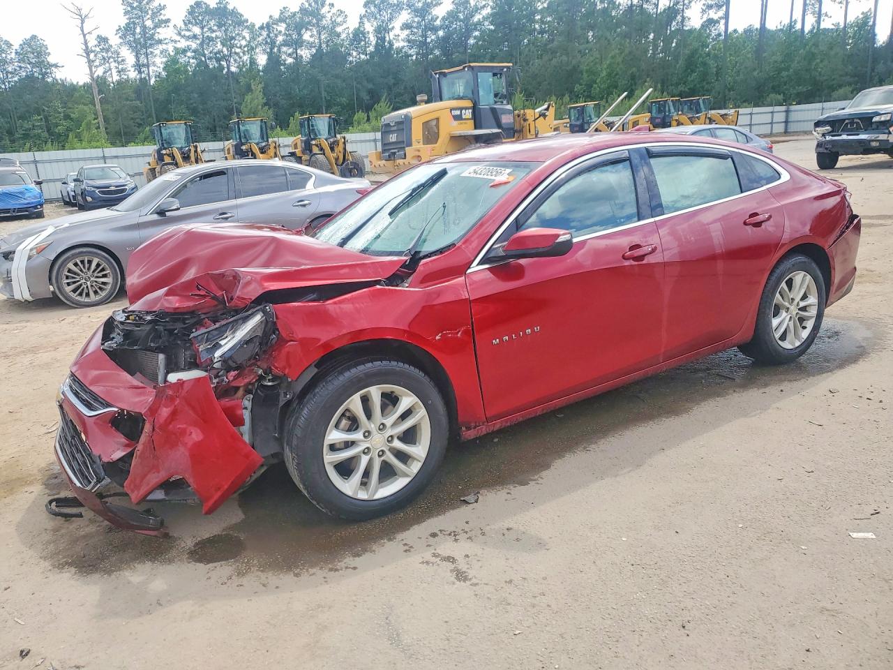 2018 Chevrolet Malibu LT, VIN 1G1ZD5ST0JF114331 — Front end