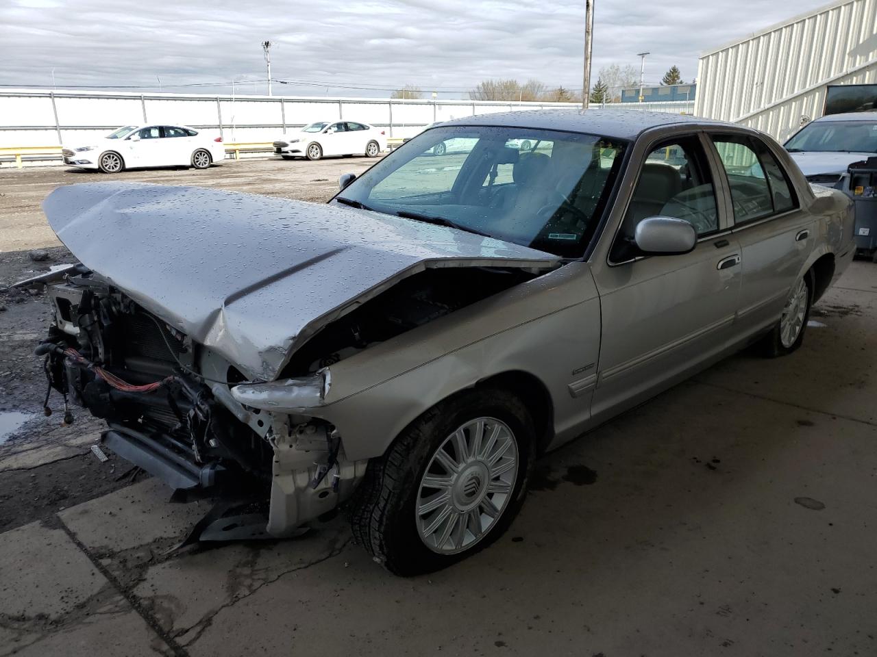 2010 Mercury Grand Marquis LS, VIN 2MEBM7FV7AX601626 — Undercarriage