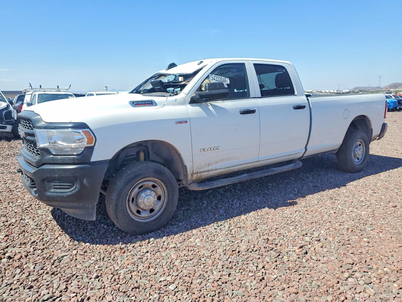 2022 Ram 2500 Tradesman, VIN 3C6UR5HJ2NG424453 — Roof