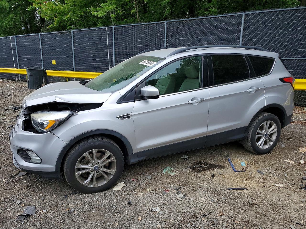 2018 Ford Escape SEL, VIN 1FMCU9HD4JUD39220 — Front end