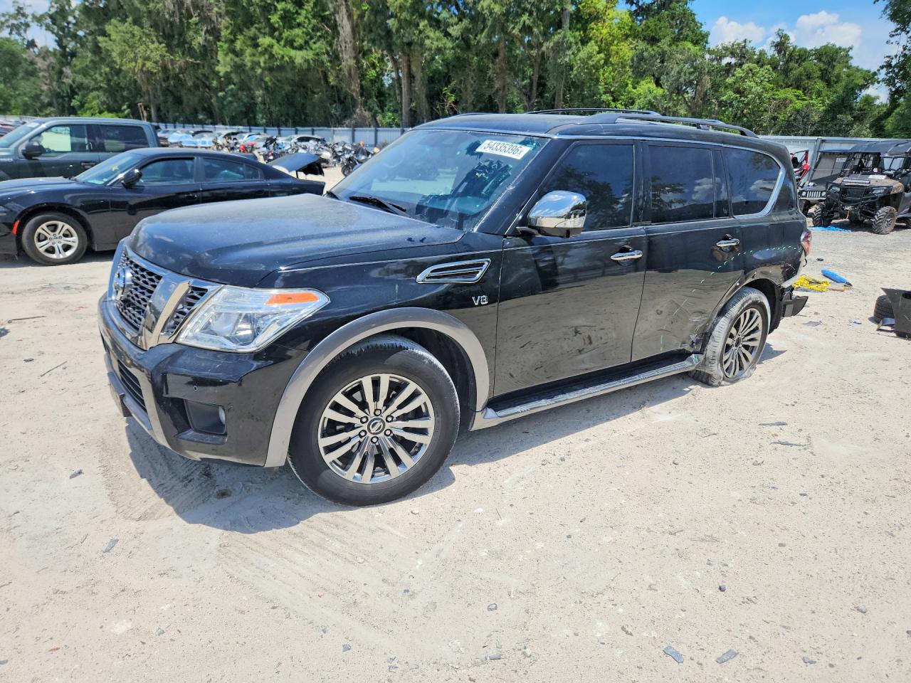 2018 Nissan Armada Platinum, VIN JN8AY2NFXJ9332650 — Rear end