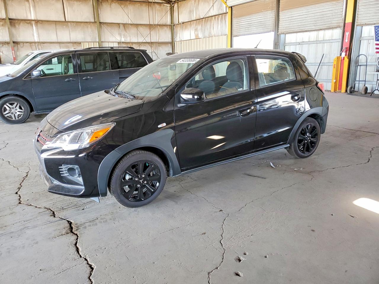 2024 Mitsubishi Mirage Black Edition, VIN ML32AWHJ9RH030444 — Фото с аукциона 1 of 12
