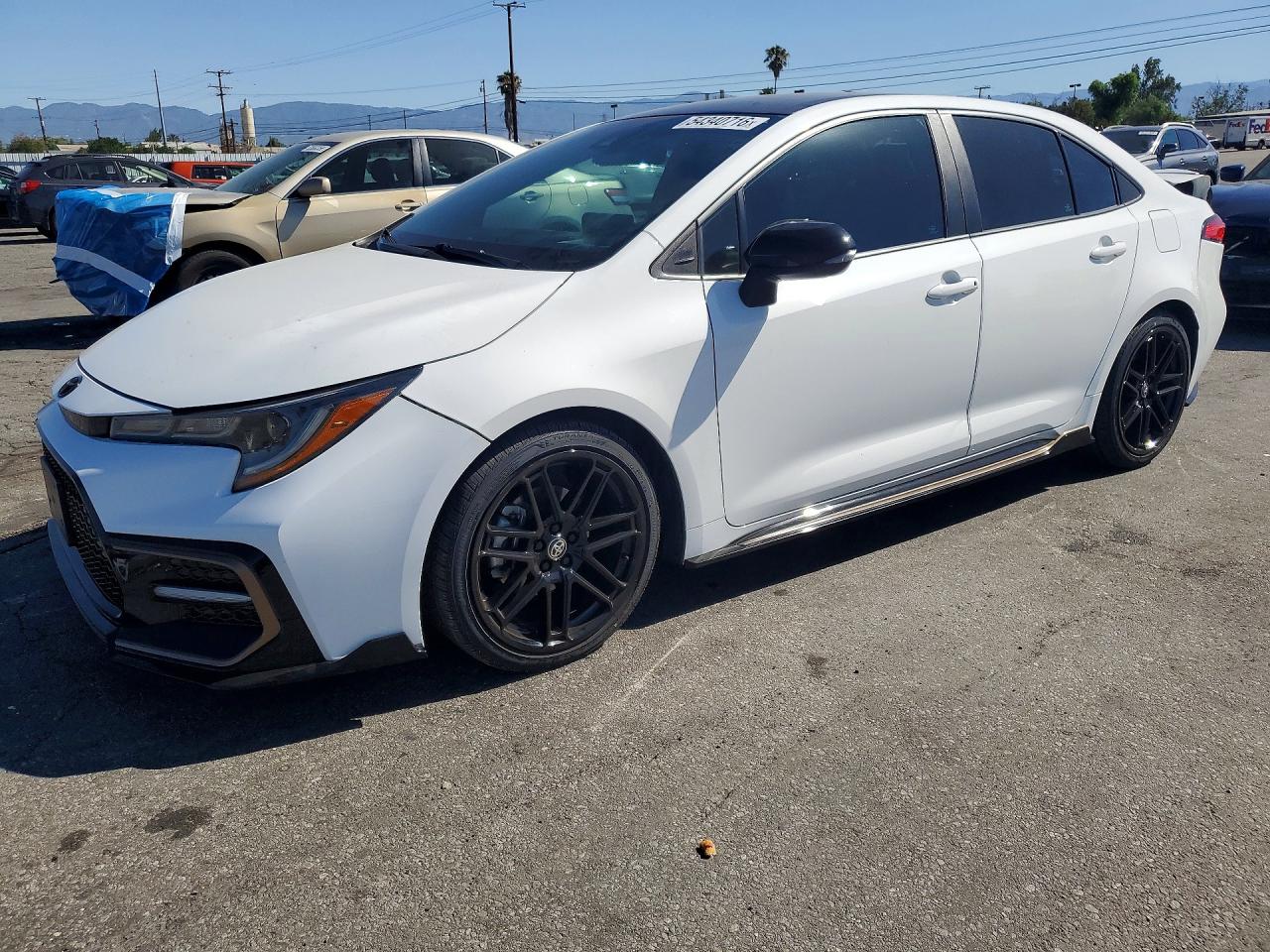 2022 Toyota Corolla Apex SE, VIN 5YFS4MCE0NP135116 — Rear end