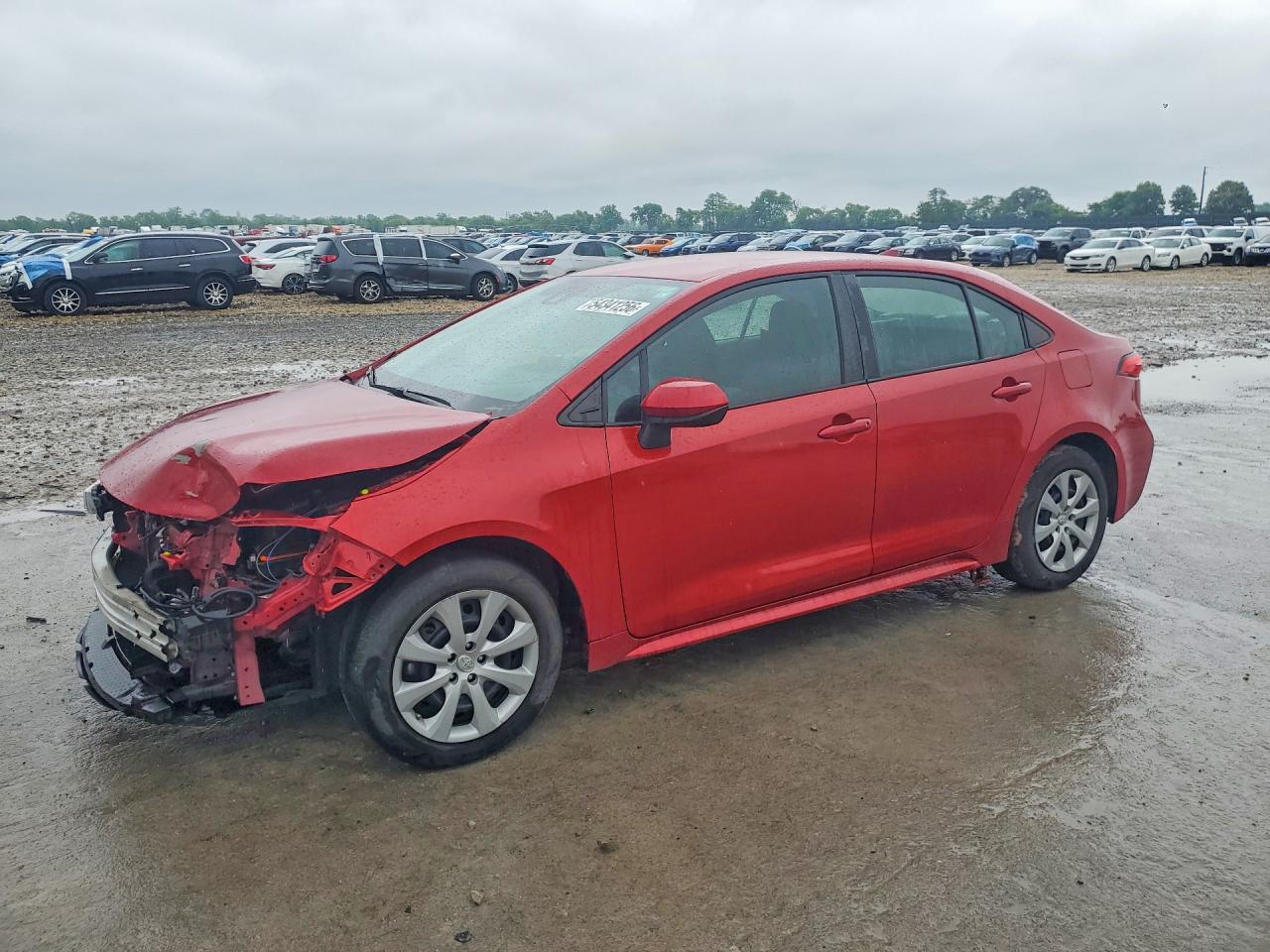 2021 Toyota Corolla LE, VIN 5YFEPMAEXMP166511 — Front end
